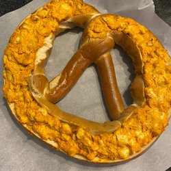 Tally's Tap & Eatery - Buffalo pretzel - cooked