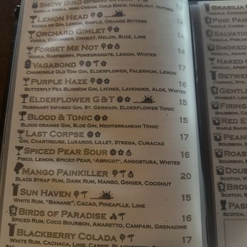 Twice Removed - Menu - Cocktail Bars Near Me - Fort Lauderdale, Florida Twice Removed - Menu - Cocktail Bars Near Me - Fort Lauderdale, Florida