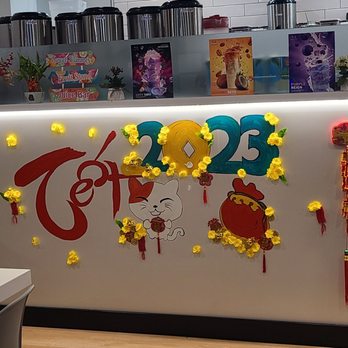 Feng Cha Tea House - Cute decorations for the lunar new year - 2/2023 - Bubble Tea Near Me - Dublin, California Feng Cha Tea House - Cute decorations for the lunar new year - 2/2023 - Bubble Tea Near Me - Dublin, California