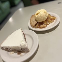 Jim's Steak & Spaghetti House - Apple pie a la mode and house made chocolate pie!