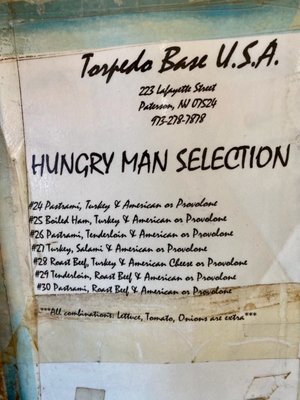 Menu photo 1 Torpedo Base Paterson, NJ
