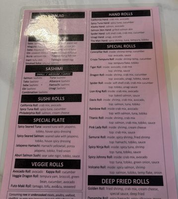 Menu photo 8 Fuji Sushi Buffet Concord, CA