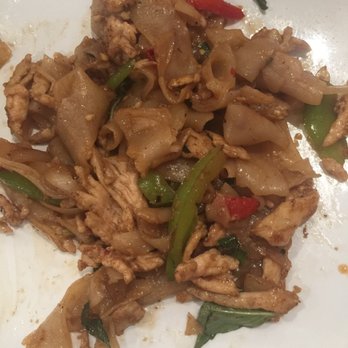 Muay Thai Kitchen - Drunken noodles with chicken - Thai Near Me - San Marcos, California