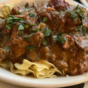 Veselka - BEEF STROGANOFF - So YUMMY! - Ukrainian Near Me - New York, New York Veselka - BEEF STROGANOFF - So YUMMY! - Ukrainian Near Me - New York, New York