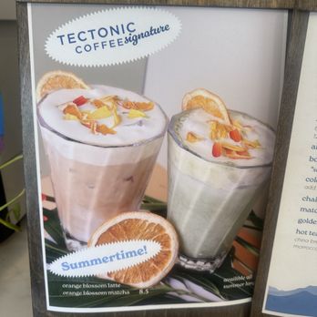 Tectonic Coffee Cafe - Summer specials - Coffee & Tea Near Me - West Hollywood, California