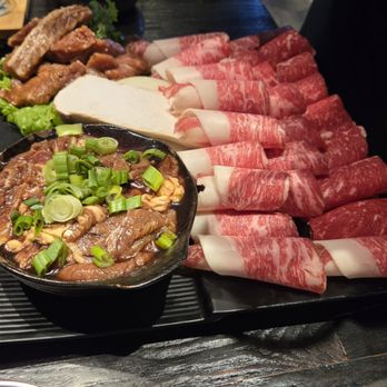Smoking Tiger Korean BBQ - Our choice of protein we went with beef. - Korean Near Me - Mesa, Arizona Smoking Tiger Korean BBQ - Our choice of protein we went with beef. - Korean Near Me - Mesa, Arizona
