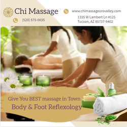 Chi Massage - Massage techniques are commonly applied with hands, fingers,  elbows, knees, forearms, feet, or a device...