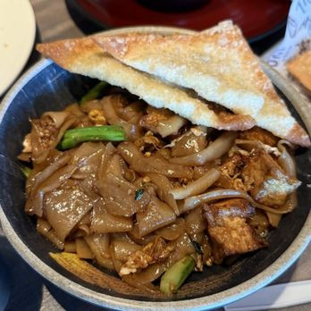 Block 9 Thai Street Eats - Pad see ew with fried tofu, lunch special for $14 - Thai Near Me - Henderson, Nevada Block 9 Thai Street Eats - Pad see ew with fried tofu, lunch special for $14 - Thai Near Me - Henderson, Nevada
