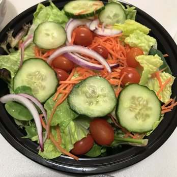 Fire Wings Bakersfield - House salad (good size for $4.99) - Chicken Wings Near Me - Bakersfield, California