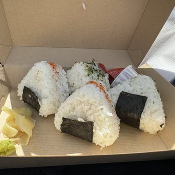 The Sushi Stand - onigiri (2 salmon & 2 tuna) - Sushi Bars Near Me - San Diego, California