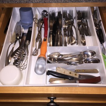 BoneClutter - AFTER - Silverware Drawer - Home Organization Near Me BoneClutter - AFTER - Silverware Drawer - Home Organization Near Me