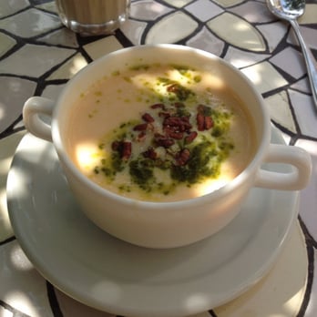 Cafe Tintoretto - Cold Cantaloupe and Basil Soup - Cafes Near Me - Sutton, Quebec Cafe Tintoretto - Cold Cantaloupe and Basil Soup - Cafes Near Me - Sutton, Quebec