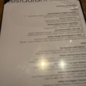 Restaurant Martin - Menu - New American Near Me - Santa Fe, New Mexico