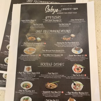Sabye - Thai Near Me - Sherwood, Oregon