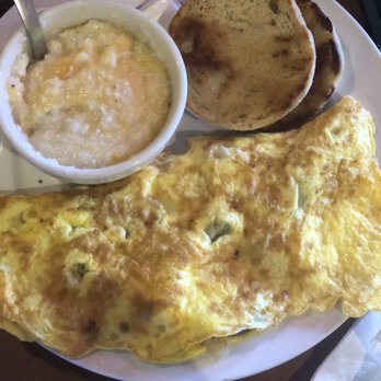 Cool Moose Cafe - Flank steak omelette with grits and English muffin - Breakfast & Brunch Near Me - Jacksonville, Florida Cool Moose Cafe - Flank steak omelette with grits and English muffin - Breakfast & Brunch Near Me - Jacksonville, Florida