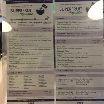 Superfruit Republic- Central Park - Juice Bars & Smoothies Near Me - Denver, Colorado