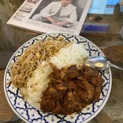 Chiang Mai - Two entree and rice.