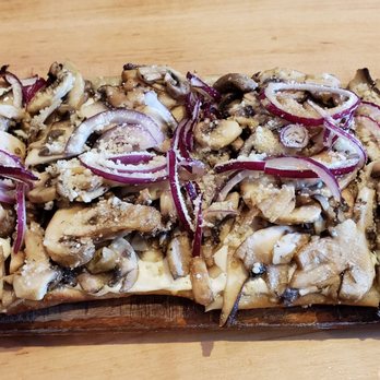 Brownstone Pancake Factory - Mushroom Flatbread. So freaking delicious!! I added a tiny bit of bbq sauce & it was perfection! - Breakfast & Brunch Near Me - Edgewater, New Jersey Brownstone Pancake Factory - Mushroom Flatbread. So freaking delicious!! I added a tiny bit of bbq sauce & it was perfection! - Breakfast & Brunch Near Me - Edgewater, New Jersey