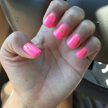 Luxury Nails & Spa - Gel mani w/glitter - Nail Salons Near Me - Riverside, California Luxury Nails & Spa - Gel mani w/glitter - Nail Salons Near Me - Riverside, California