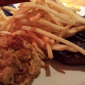 Coastal Flats - Filet Mignon with crab cake and fries - Seafood Near Me - Mclean, Virginia Coastal Flats - Filet Mignon with crab cake and fries - Seafood Near Me - Mclean, Virginia