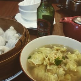 Wonton soup and dumplings Wonton soup and dumplings