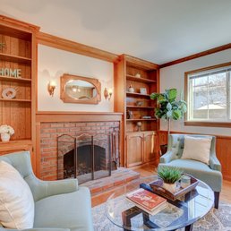 We loved what Strictly Staging did with this cozy den! We loved what Strictly Staging did with this cozy den!