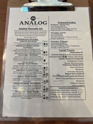 Menu photo 2 Analog Coffee Bar Newport, KY Menu photo 2 Analog Coffee Bar Newport, KY
