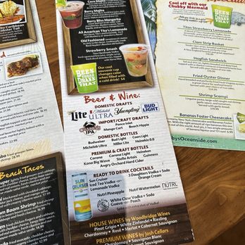 Crabby's Oceanside - Seafood Near Me - Daytona Beach, Florida