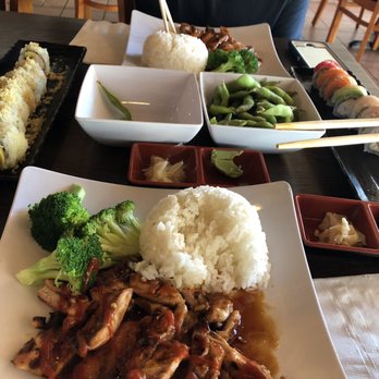 Umebana - 27. Chicken Teriyaki Bowl 128. Caterpillar Roll 136. Crunch Roll - Japanese Near Me - Duarte, California