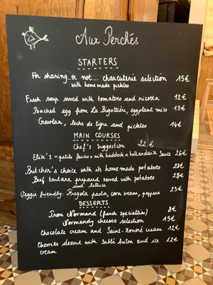 Menu photo 2 Aux Perchés Paris, 