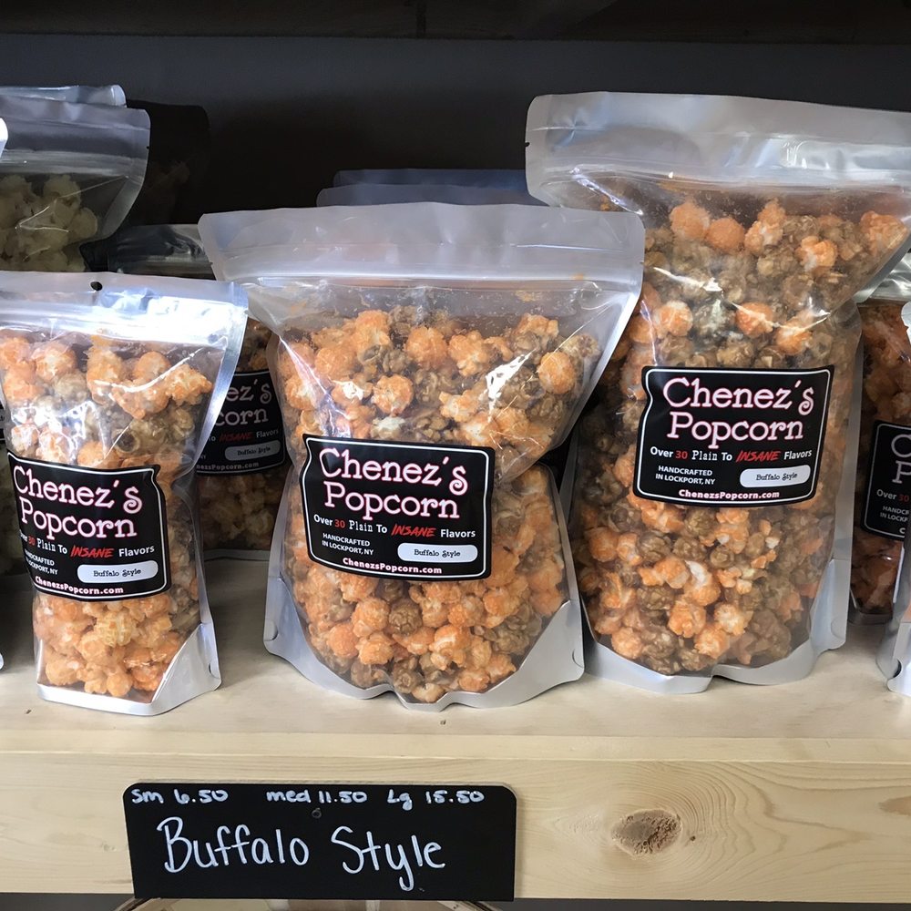 Chenez's Popcorn - B-Lo Style Popcorn - Candy Stores Near Me - Lockport, New York Chenez's Popcorn - B-Lo Style Popcorn - Candy Stores Near Me - Lockport, New York