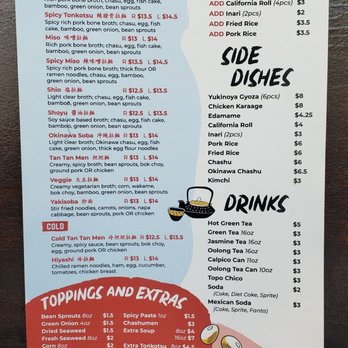 Ramen Yukinoya - Menu - Ramen Near Me - Arcadia, California Ramen Yukinoya - Menu - Ramen Near Me - Arcadia, California