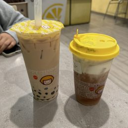 D5 Boba Milk Tea W/ Puff Cream