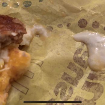 McDonald's - This is the other sandwich with raw egg dripping out of it - Coffee & Tea Near Me - Patchogue, New York
