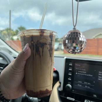 Deb's Coffee Drive-Thru - Iced Salty Dog Latte - Coffee & Tea Near Me - Navarre, Florida