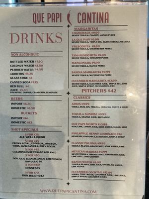 Menu photo 1 Que Papi Cantina Las Vegas, NV Menu photo 1 Que Papi Cantina Las Vegas, NV