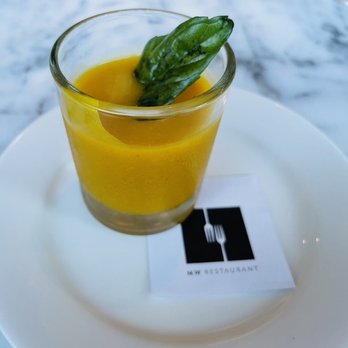 MW Restaurant - Amuse Bouche: Kabocha Curry Soup - New American Near Me - Honolulu, Hawaii MW Restaurant - Amuse Bouche: Kabocha Curry Soup - New American Near Me - Honolulu, Hawaii