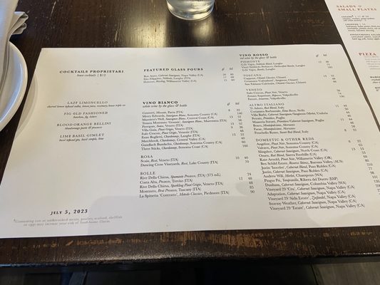 Menu photo 7 Rodi Italian Loveland, OH