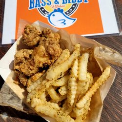 Thea's Bass & Biddy Kitchen - Thea's Fresh Fried Chicken and French Fries with our signature seasoning!