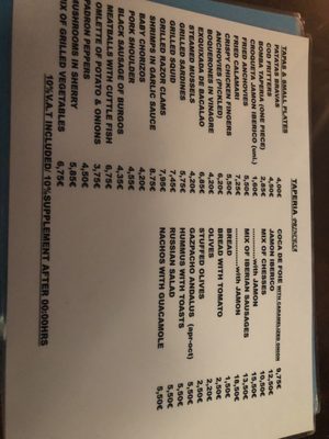 Menu photo 4 Taperia Princesa Barcelona, B