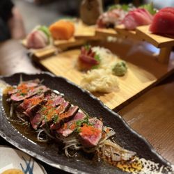 Kizuna Japanese Sushi And Grill - Beef Tataki ... theee BEST!!!
