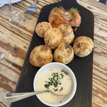 Marlowe - Appetizer - smoked salmon, rolls, some kind of dip - Diners Near Me - San Francisco, California Marlowe - Appetizer - smoked salmon, rolls, some kind of dip - Diners Near Me - San Francisco, California