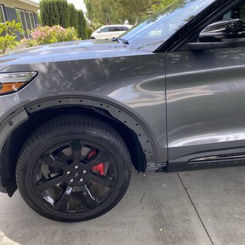 JL Dent Removal - After...before the trim was put back - Mobile Dent Repair Near Me