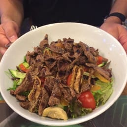Steak salad! Big enough for two! Steak salad! Big enough for two!
