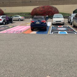 Senior parking spaces