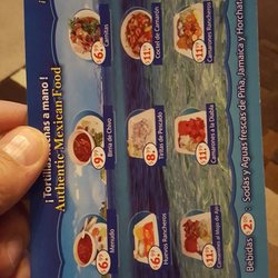 Taqueria Zihuatanejo - Menu side #2