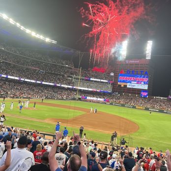 Truist Park - Fireworks - Stadiums & Arenas Near Me - Atlanta, Georgia