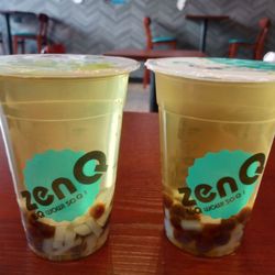 ZenQ - Peach QQ. On Saturdays it's $3.99 each as it's their daily special. They also have it on everyday $7.49 BOGO on UberEats.