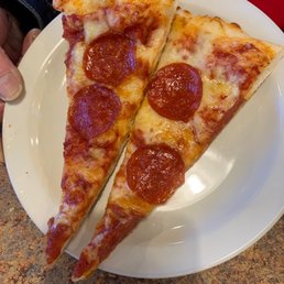 Pepperoni Pizza from the buffet
