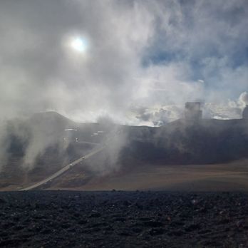 Mauna Kea - The clouds and rain were beginning to move in. - Landmarks & Historical Buildings Near Me - Hilo, Hawaii